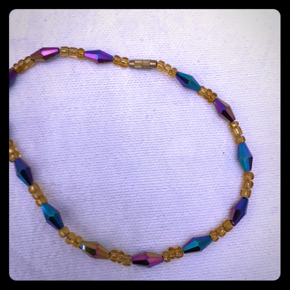 Ankle bracelet hand crafted in Ghana